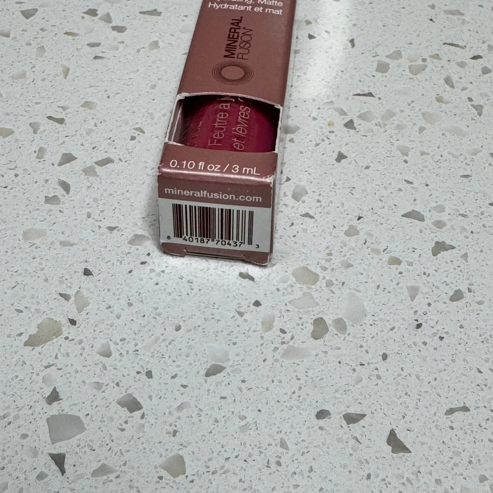 Mineral Fusion 2-in-1‎ Lip & Cheek Stain Rosé Hydrating Matte 0.10oz 3mL NIB
